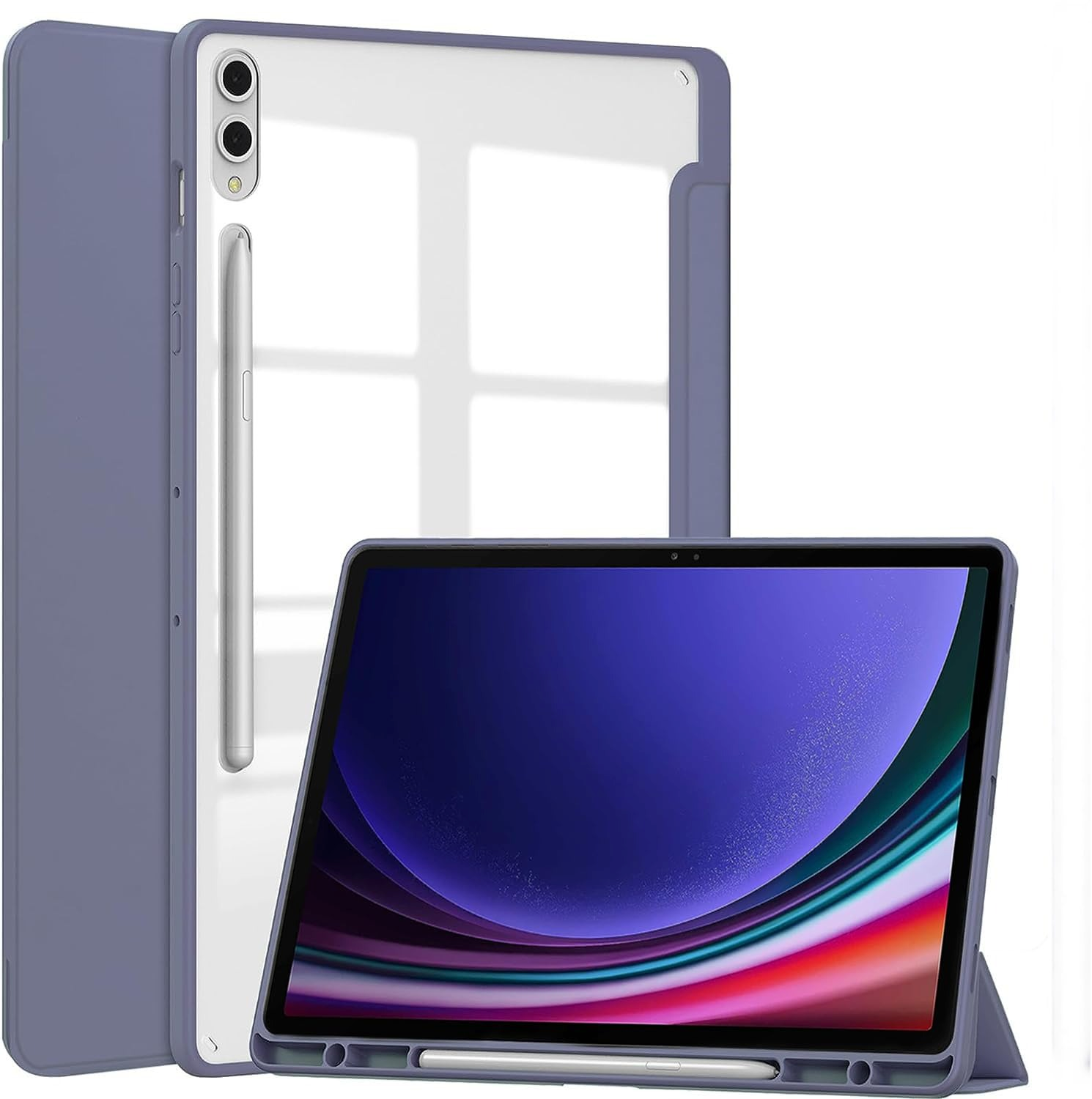 Чехол-книжка BeCover Soft Edge для Samsung Galaxy Tab S9 Plus/S9 FE Plus 12.4&quot; Purple (710409) фото 