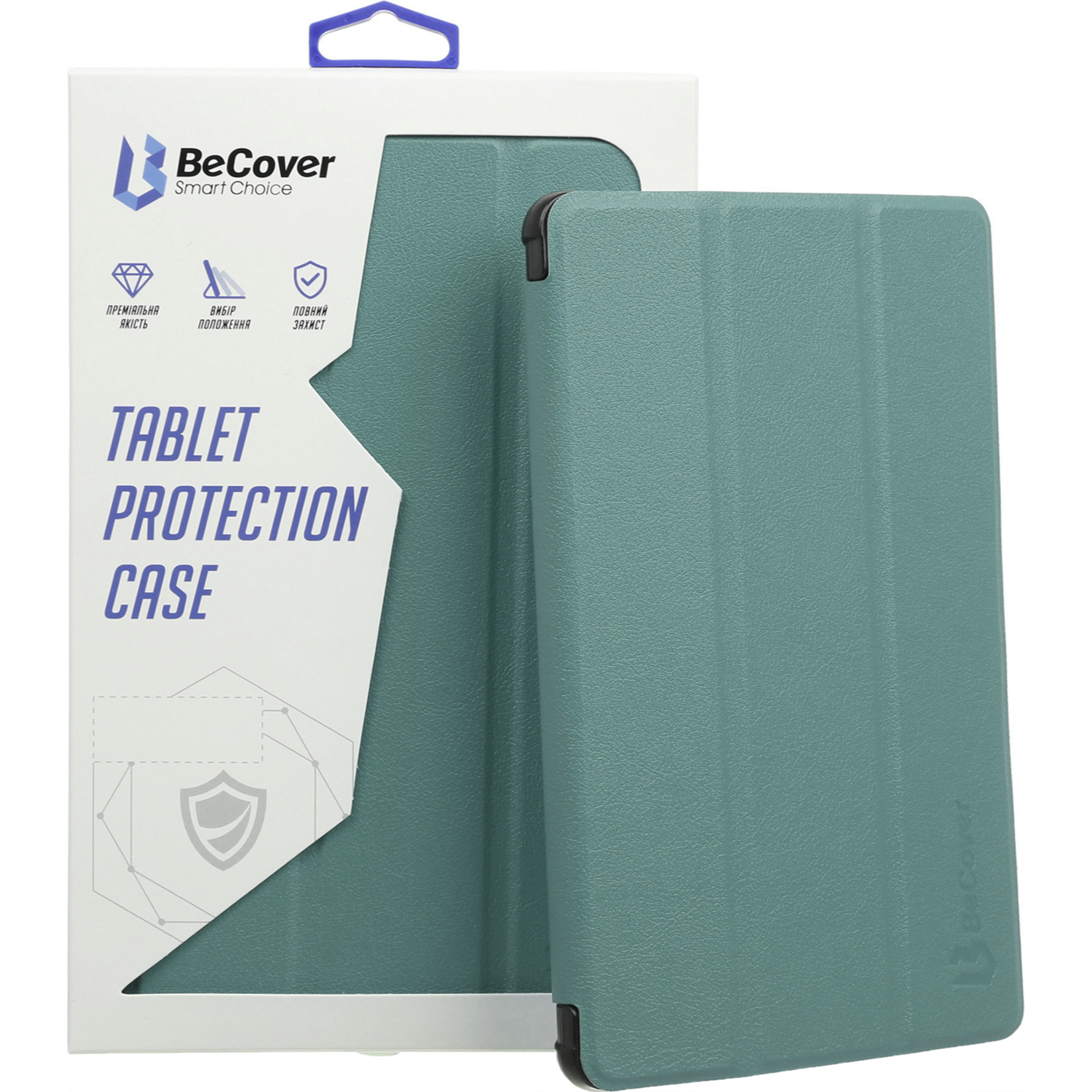 Чехол-книжка BeCover Smart Case для Lenovo Tab M10 TB-X306F HD (2nd Gen) Dark Green (705969) фото 1
