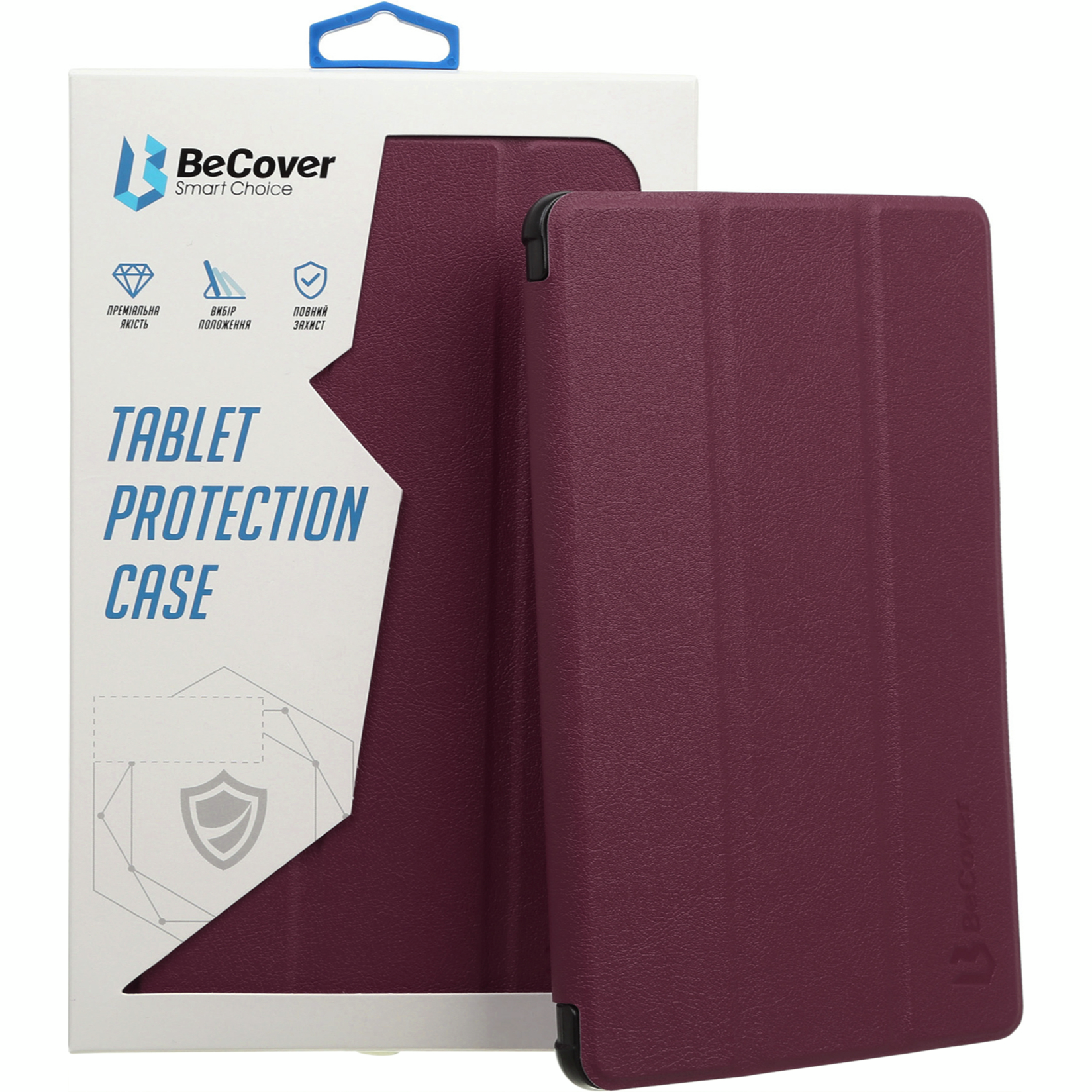 Чехол-книжка BeCover Smart Case для Lenovo Tab M10 TB-X306F HD (2nd Gen) Red Wine (705974) фото 1