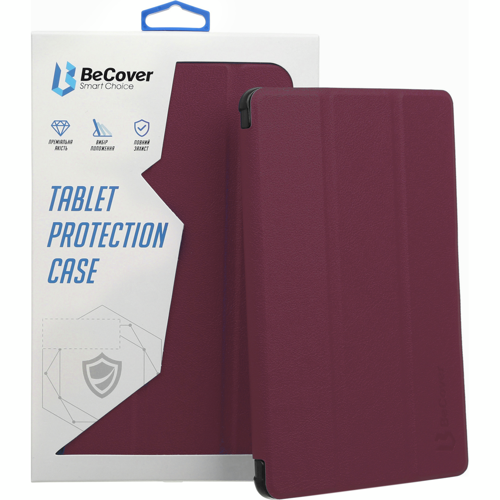 Чохол-книжка BeCover Smart Case для Lenovo Tab P11/P11 Plus Red wine (706095)фото1