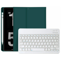 Чехол-книжка BeCover с беспроводной клавиатурой для Apple iPad Pro 12.9 2020/2021/2022 Dark Green (709681)