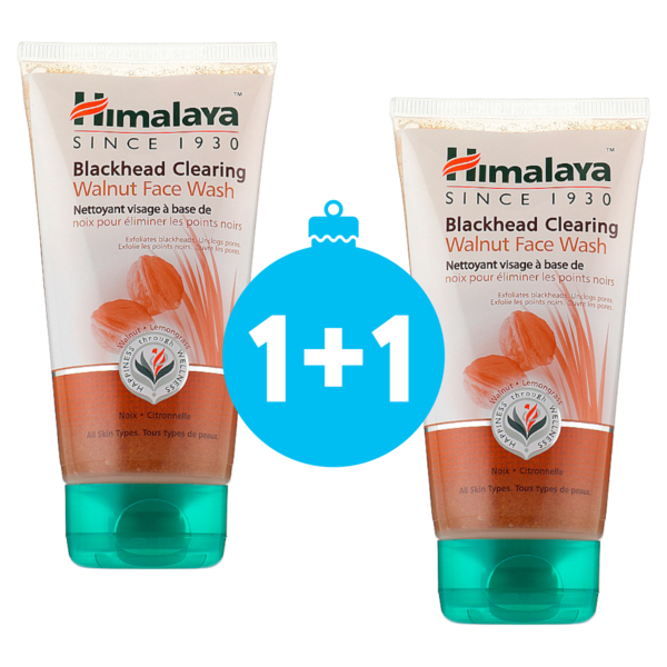 

Гель для умывания очищающий Himalaya против черных точек с грецким орехом 150мл