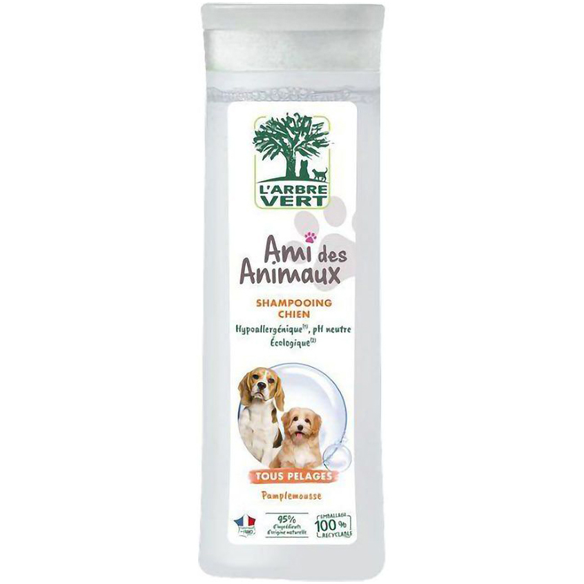 Шампунь для собак L`Arbre Vert для всіх типів вовни з екстрактом цитрусового парадизу 250млфото