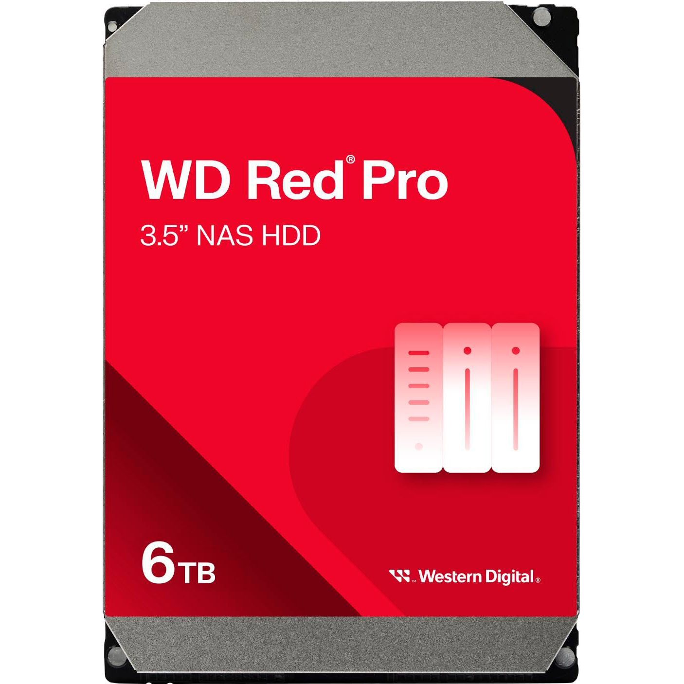 Жорсткий диск WD 6TB 3.5&quot; 7200 256MB SATA Red Pro NAS (WD6005FFBX)фото