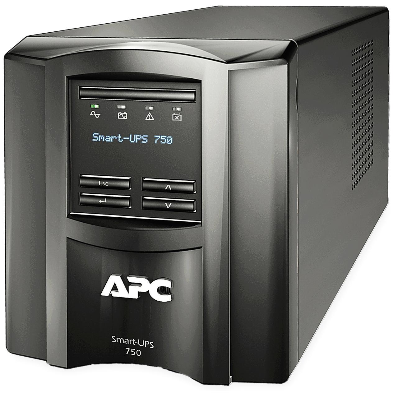 ИБП APC Smart-UPS 750VA/500W, LCD, USB, 8xC13 (SMT750IC) фото 1
