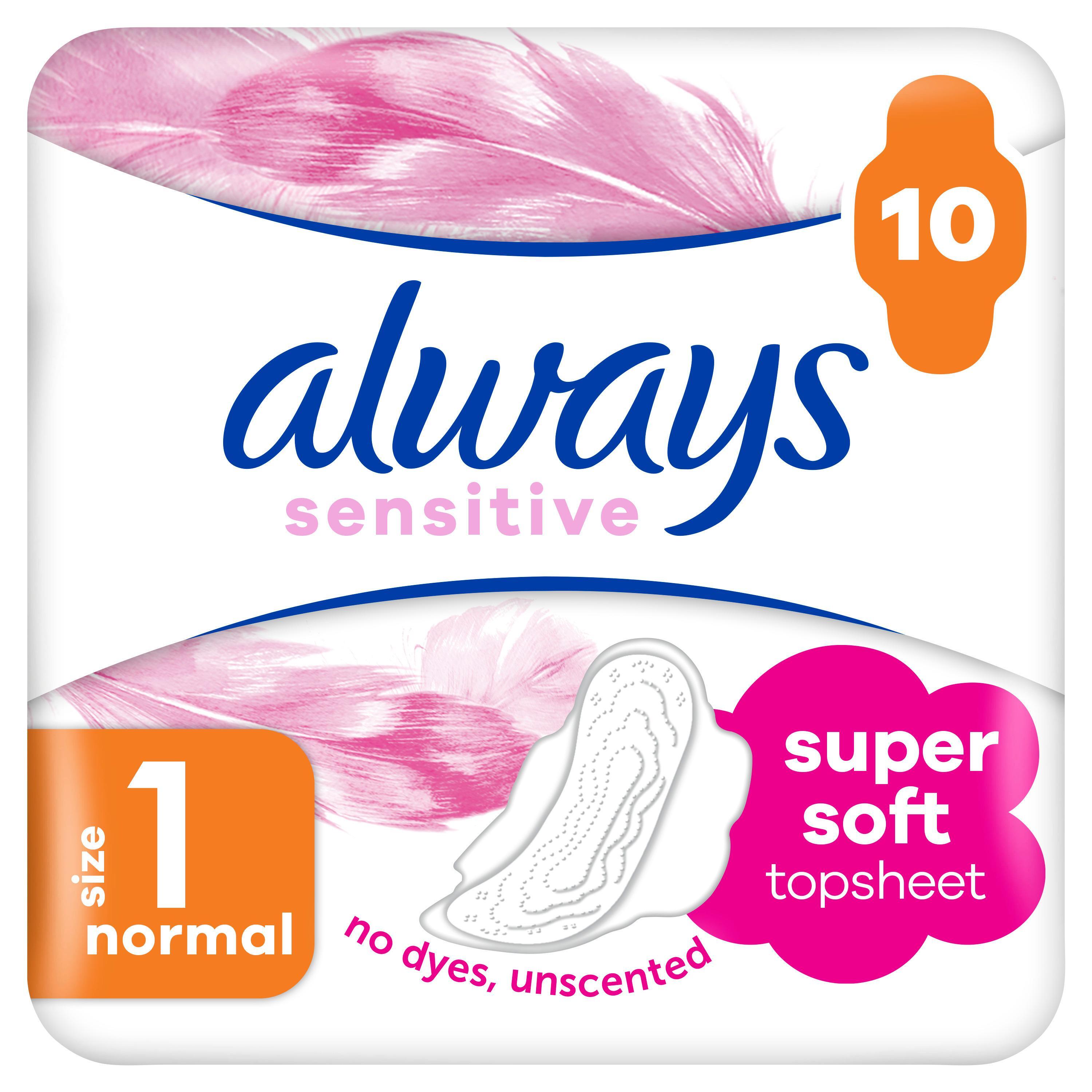 Гігієнічні прокладки Always Ultra Sensitive Normal (Розмір 1) 10 штфото1