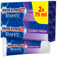 Зубна паста Blend-a-med 3D White Класична свіжість 2*75мл