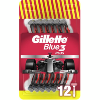 Бритва без сменных картриджей Gillette Blue 3 Plus 12шт