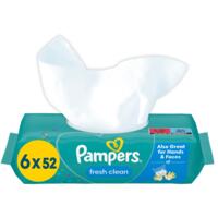 Салфетки влажные детские Pampers Fresh Clean 6*52шт
