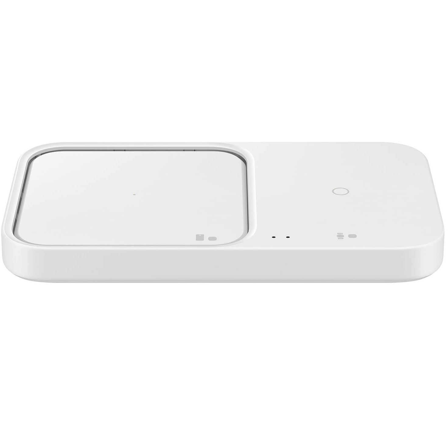 Бездротовий зарядний пристрій Samsung Duo 15Вт із блоком живлення White (EP-P5400TWEGEU)фото