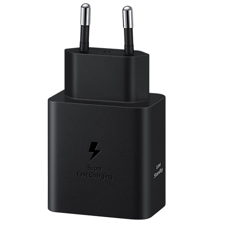 Сетевое зарядное устройство Samsung 45Вт USB-С PD PPS, кабель USB-C - USB-C, 1.8м Black (EP-T4511XBEGEU)