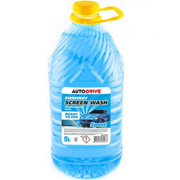 Омыватель стекла Auto Drive летний Summer Screen Wash Sport PET 5л (AD0136)