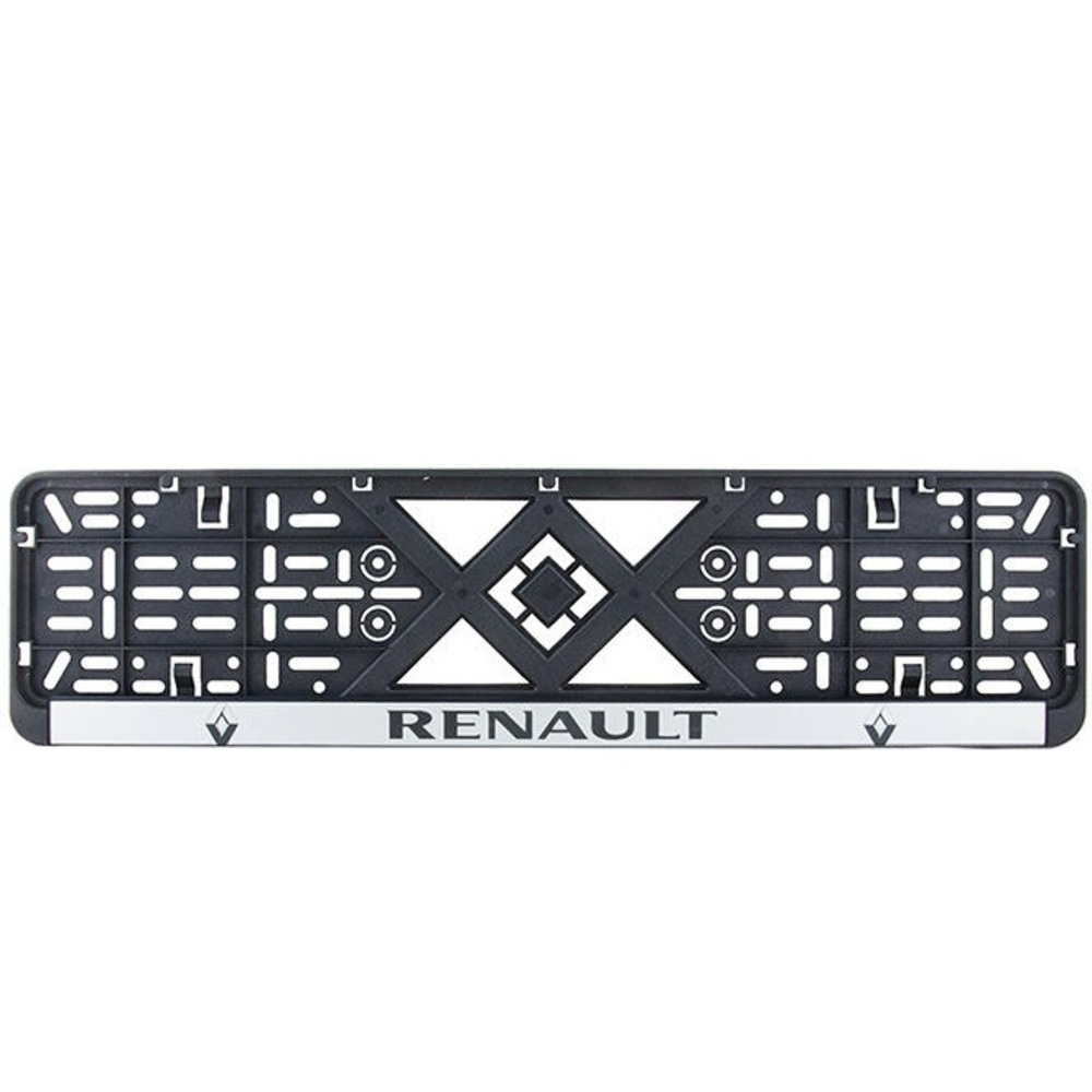 Рамка номерного знака Bi-Plast Renault (BP-233) фото 1
