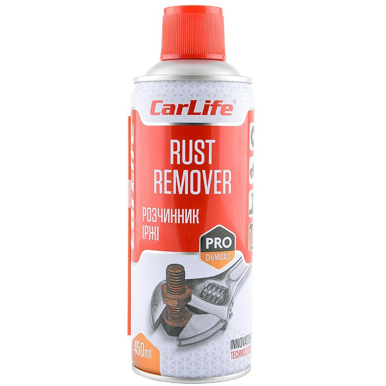 Растворитель ржавчины CarLife Rust Remover 450мл (CF451) фото 