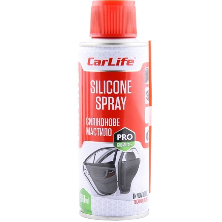 Силиконовая смазка CarLife Silicone spray 200мл (CF200) фото 1