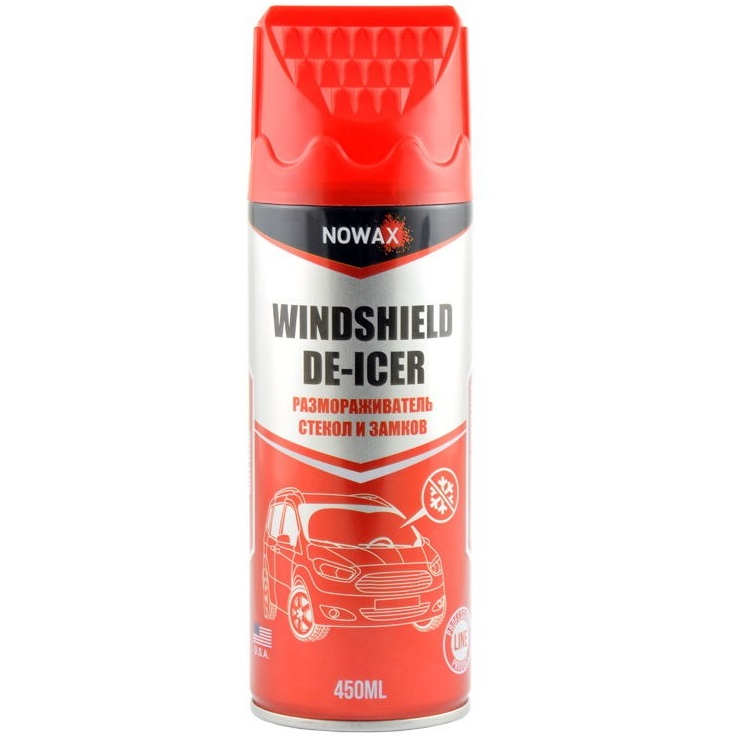 Розморожувач Nowax для лобового скла Windshield De-Icer 450мл (NX45019)фото