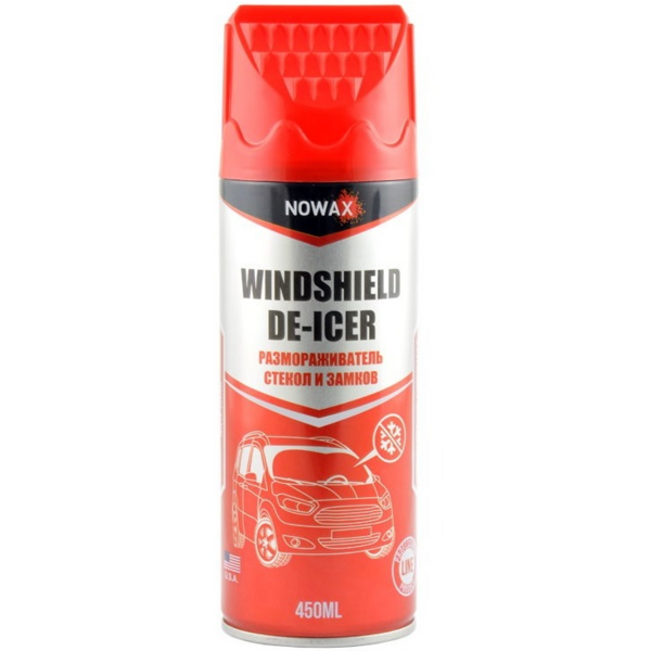 Размораживатель Nowax для лобового стекла Windshield De-Icer 450мл (NX45019)