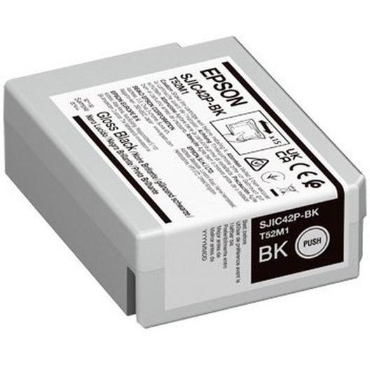 Картридж Epson SJIC42P ColorWorks C4000e BK Black (C13T52M140) фото 1
