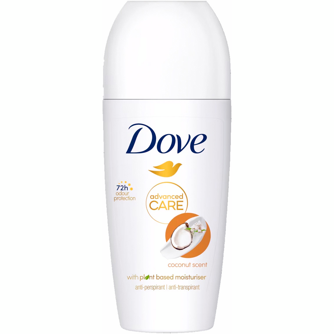 Антиперспирант Dove Advanced Care Coconut scent 72ч 50мл фото 