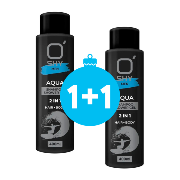 

Шампунь-гель для душа O'shy Men 2в1 Aqua 400мл