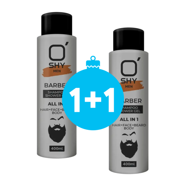 

Шампунь-гель для душа O'shy Men All in 1 Barber 400мл