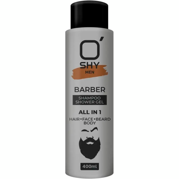 Шампунь-гель для душа O'shy Men All in 1 Barber 400мл