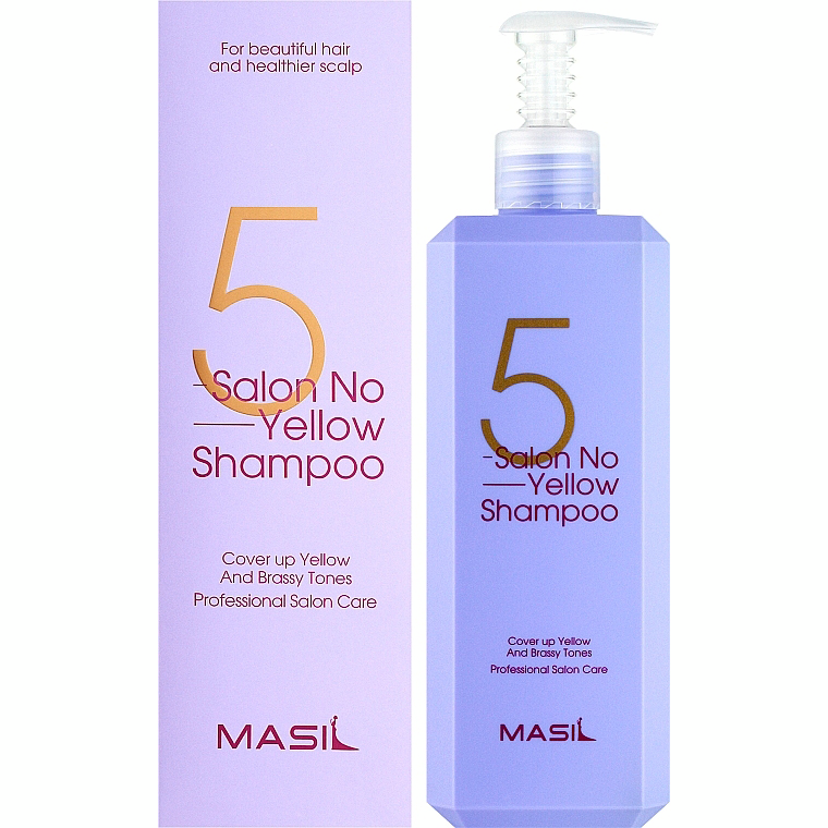 Шампунь для осветленных волос Masil 5 Salon No Yellow Shampoo 500мл фото 