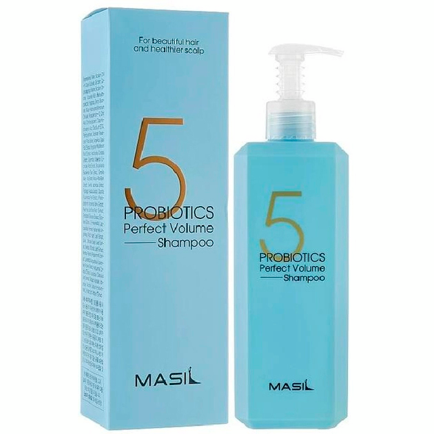 Шампунь для объема волос Masil 5 Probiotics Perfect Volume Shampoo 500мл фото 