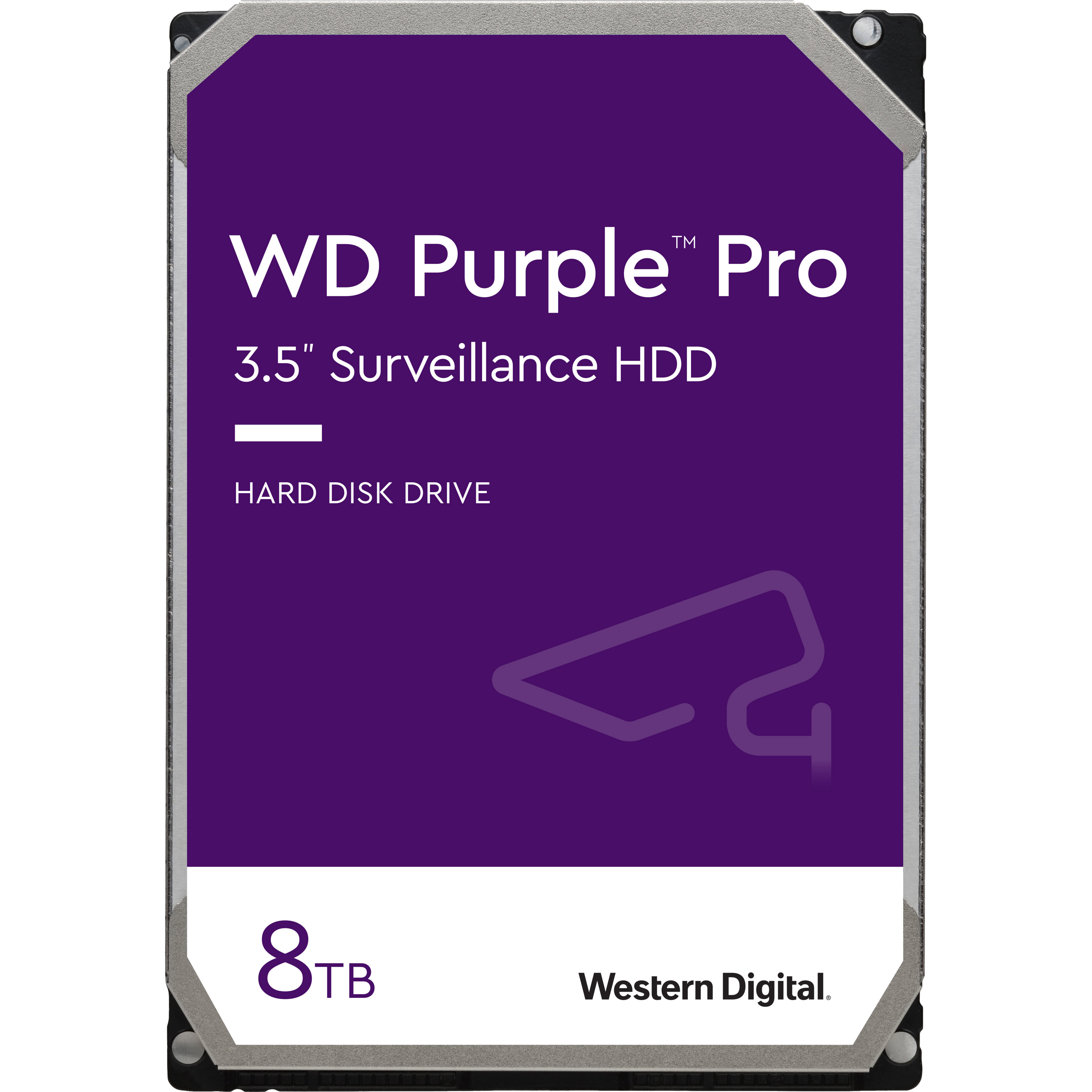 Жесткий диск WD 8TB 3.5" 7200 256MB SATA Purple Pro Surveillance (WD8002PURP) фото 1