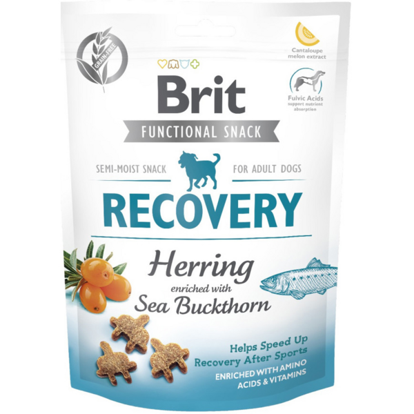 Лакомства для собак Brit Care Functional Snack Recovery с сельдью 150г