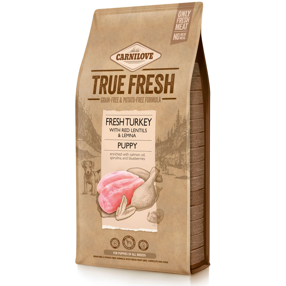 Сухий корм для цуценят Carnilove True Fresh з індичкою 11.4кгфото