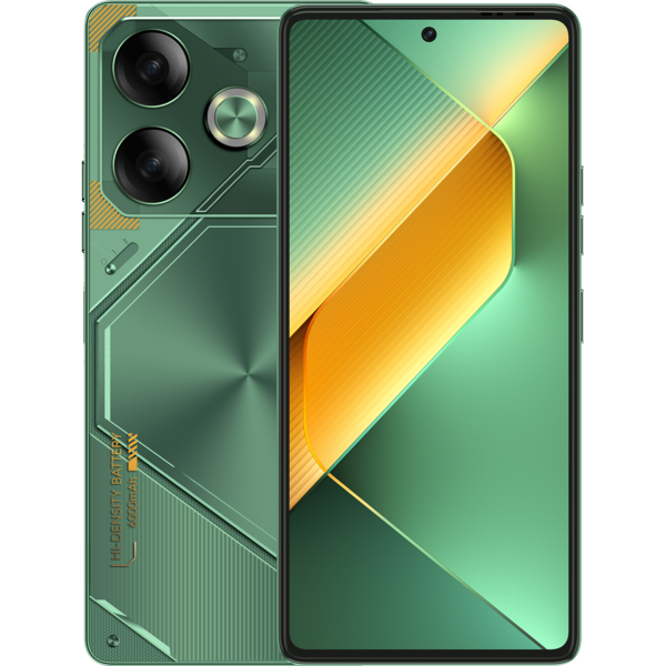 Акція на Смартфон TECNO POVA 6 (LI7) 12/256Gb Comet Green від MOYO