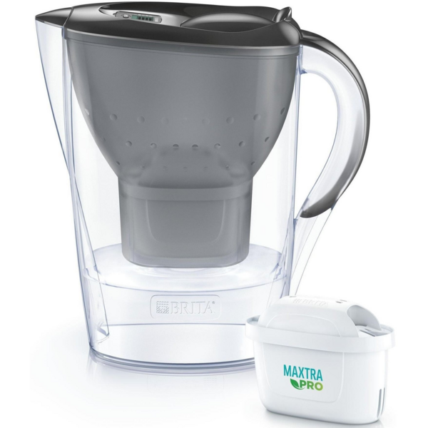 Фильтр-кувшин Brita Marella Memo MXPro 2.4л (1.4л очищенной воды) графит (1052794)