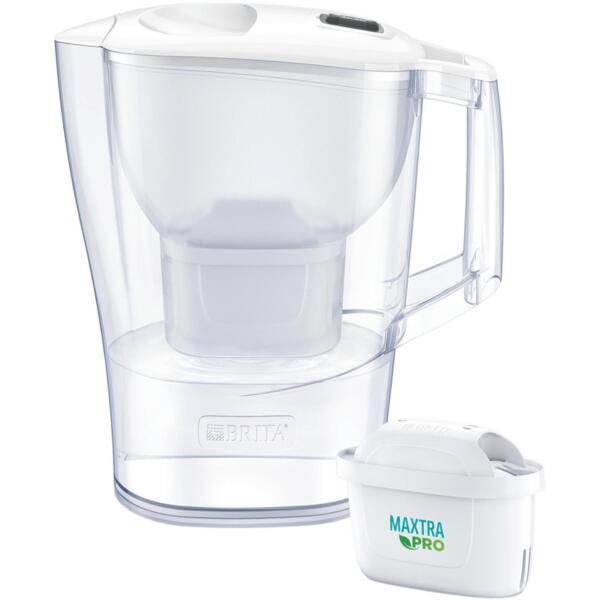 

Фильтр-кувшин Brita Aluna Memo MXPro 2.4л (1.4л очищенной воды) белый (1052801)