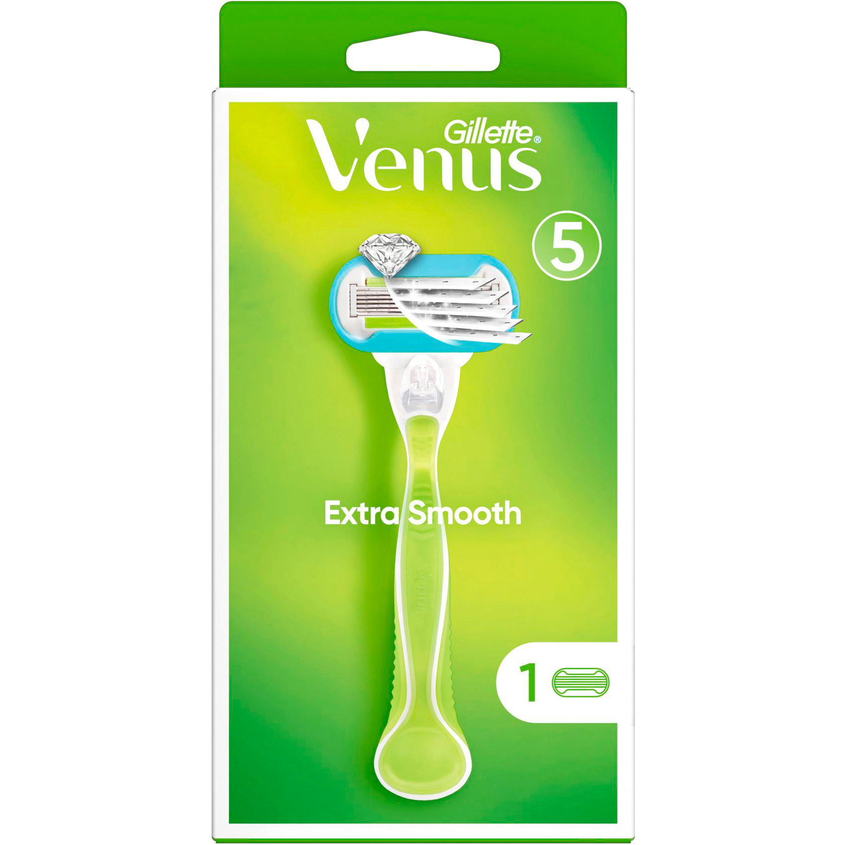 Бритва Gillette Venus Extra Smooth з 1 змінним картриджемфото1