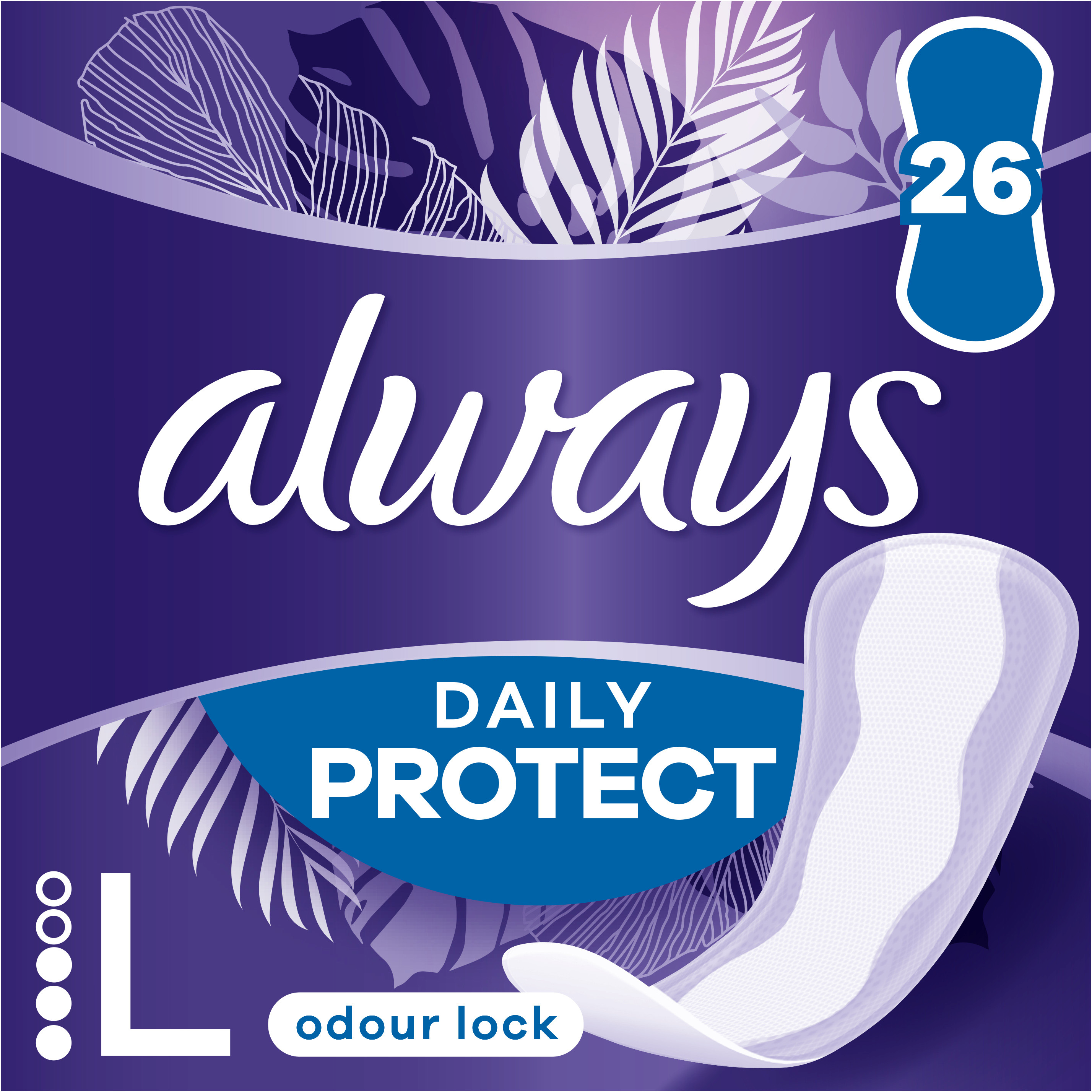 Прокладки гигиенические ежедневные Always Daily Protect Long 26шт фото 1