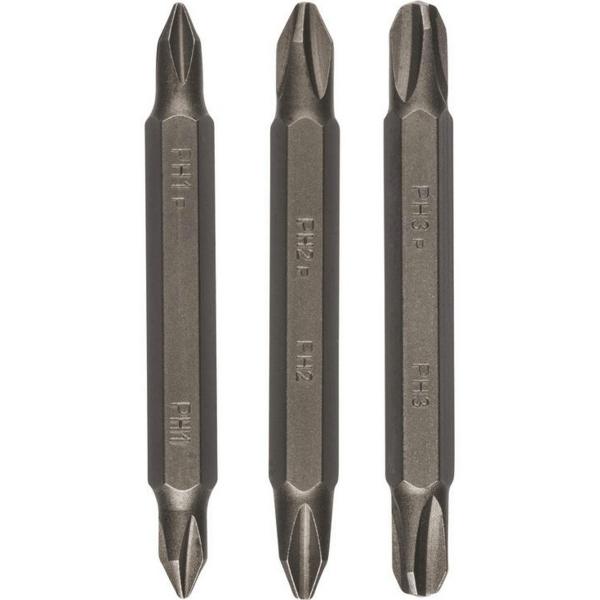 

Набор двухсторонних бит Bosch PH/PH, 60мм, 3шт (2.609.255.961)