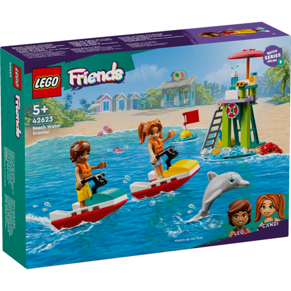 Акція на Конструктор LEGO 42623 Friends Пляжный гидроцикл від MOYO