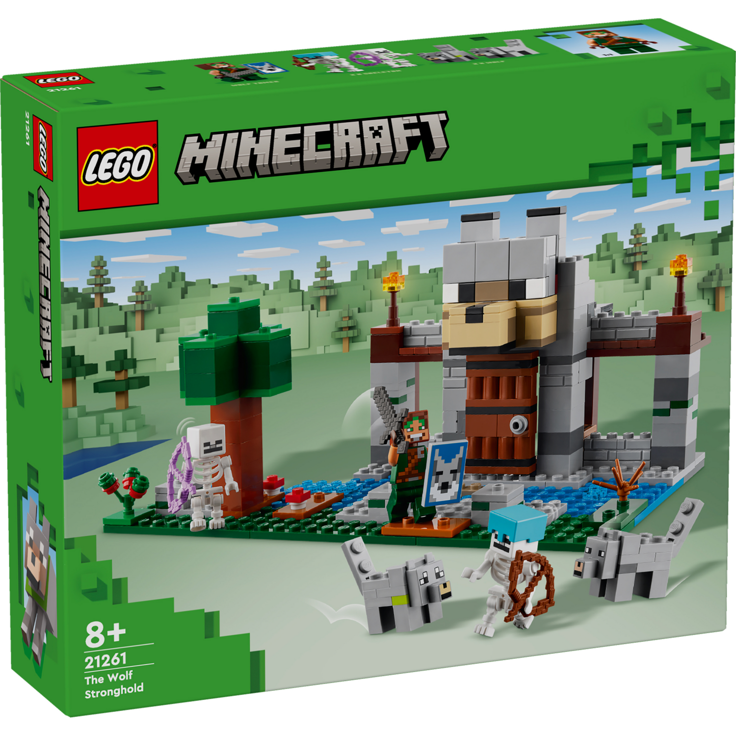 Конструктор LEGO 21261 Minecraft Вовк із Цитаделіфото