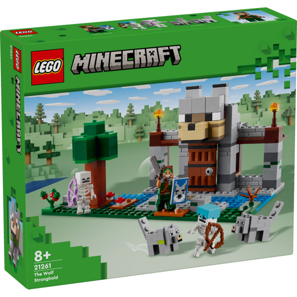 Акція на Конструктор LEGO 21261 Minecraft Волк из Цитадели від MOYO