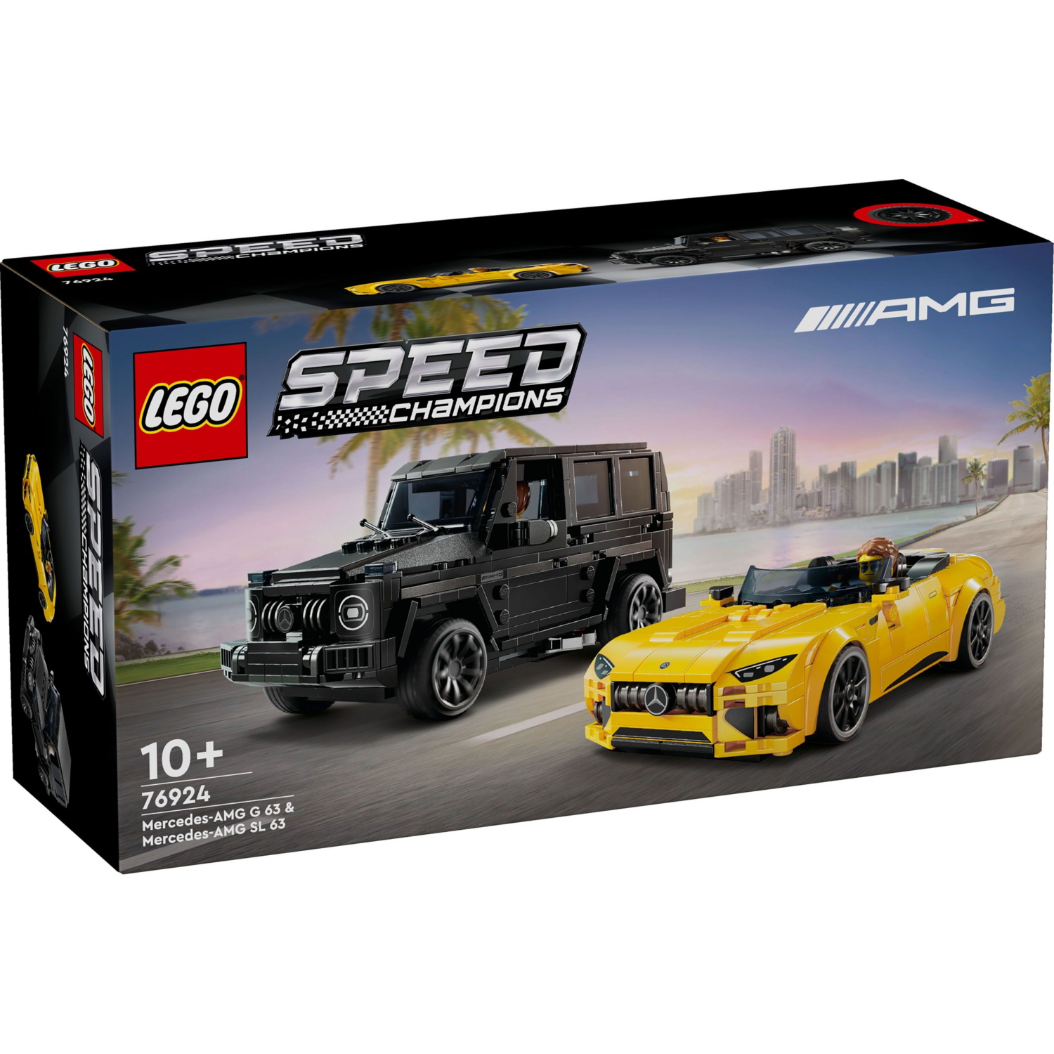 Конструктор LEGO 76924 Speed Champions Mercedes-AMG G 63 и Mercedes-AMG SL 63 фото 