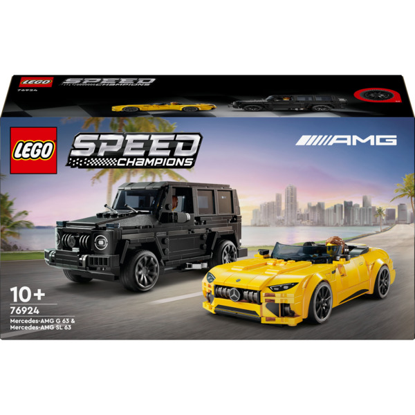 LEGO 76924 Speed Champions Mercedes-AMG G 63 и Mercedes-AMG SL 63