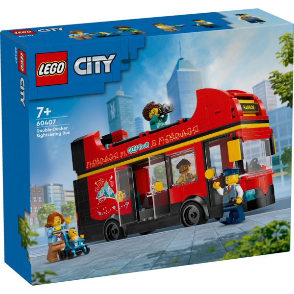 

Конструктор LEGO 60407 City Красный двухэтажный экскурсионный автобус