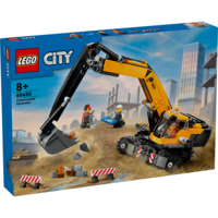 Конструктор LEGO 60420 City Жовтий будівельний екскаватор