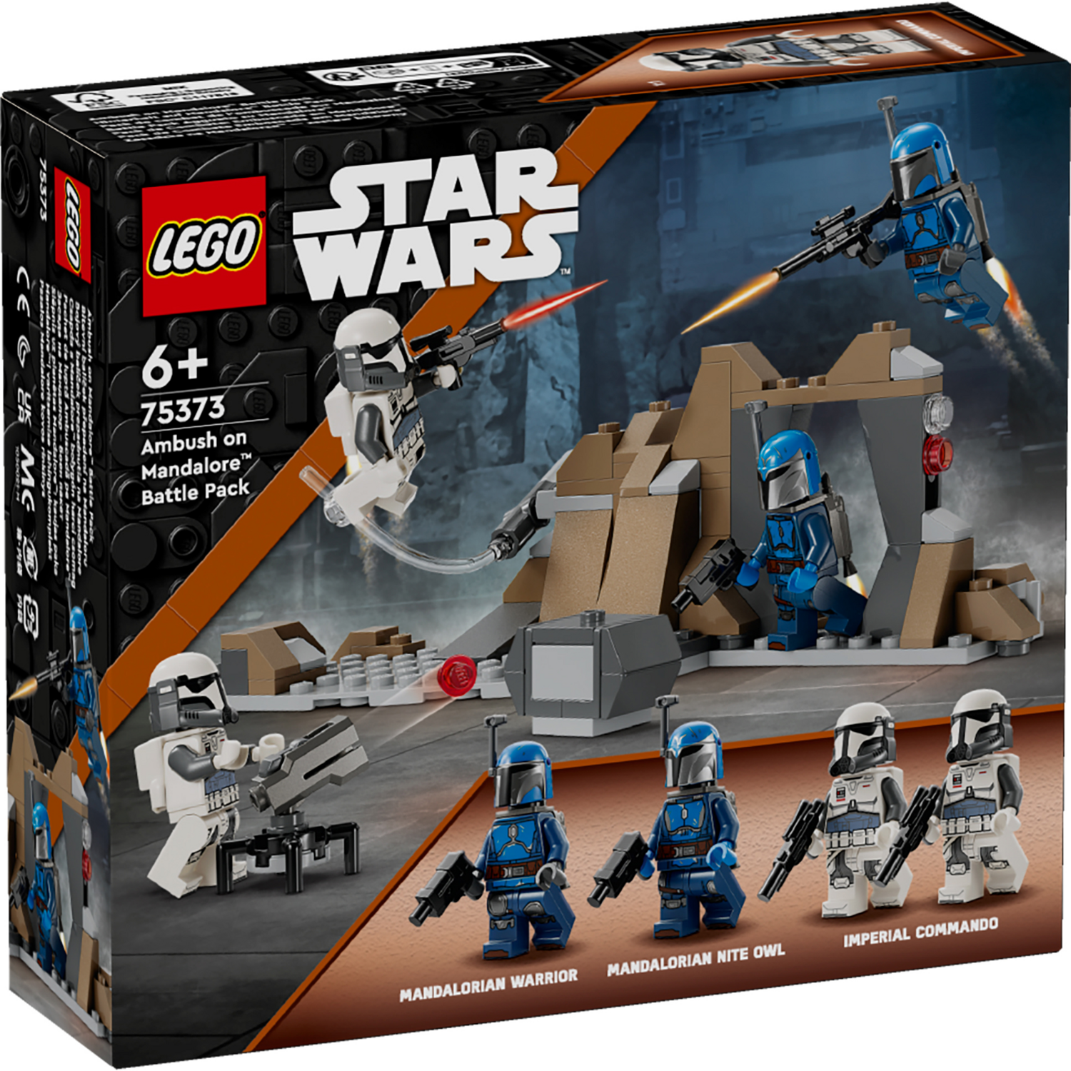 Конструктор LEGO 75373 STAR WARS Боевой комплект«Засада на Мандалоре» фото 