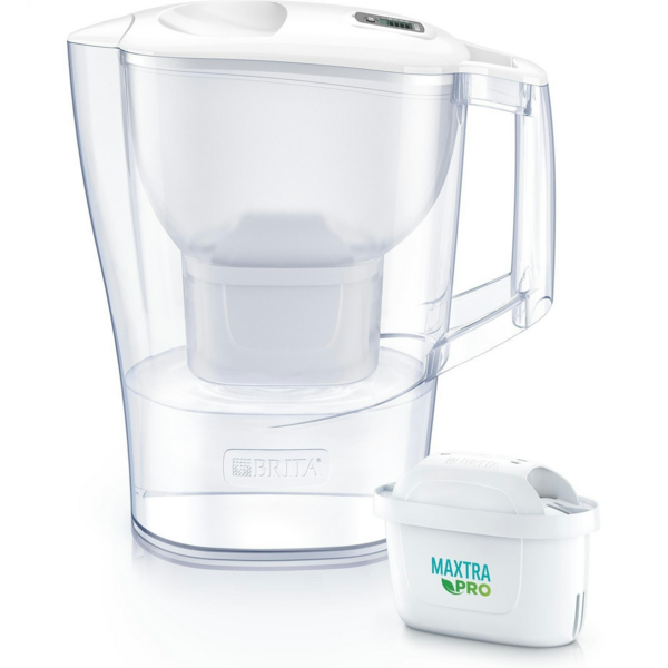 Фильтр-кувшин Brita Aluna Memo MXPro 2.4л (1.4л очищенной воды) + 3 картриджа белый (1053054)