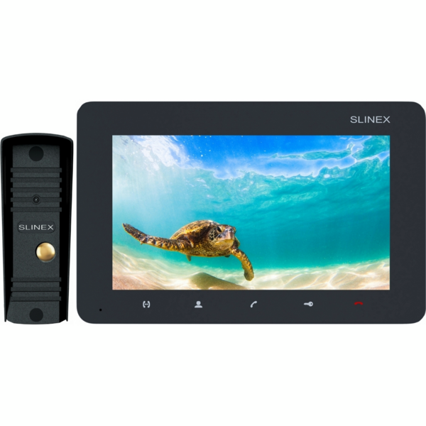 

Комплект видеодомофона Slinex ML-16HR серый + Панель вызова Slinex SM-07M графит (ML-16HRGRAY+SM-07MDARKGR)