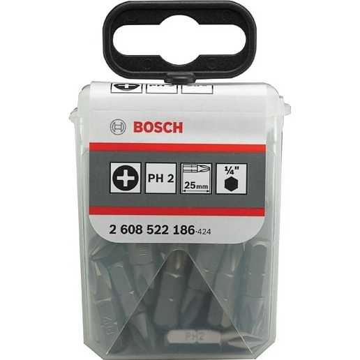 

Набор бит Bosch Extra-Hart PH2, 25мм, 25шт (2.608.522.186)