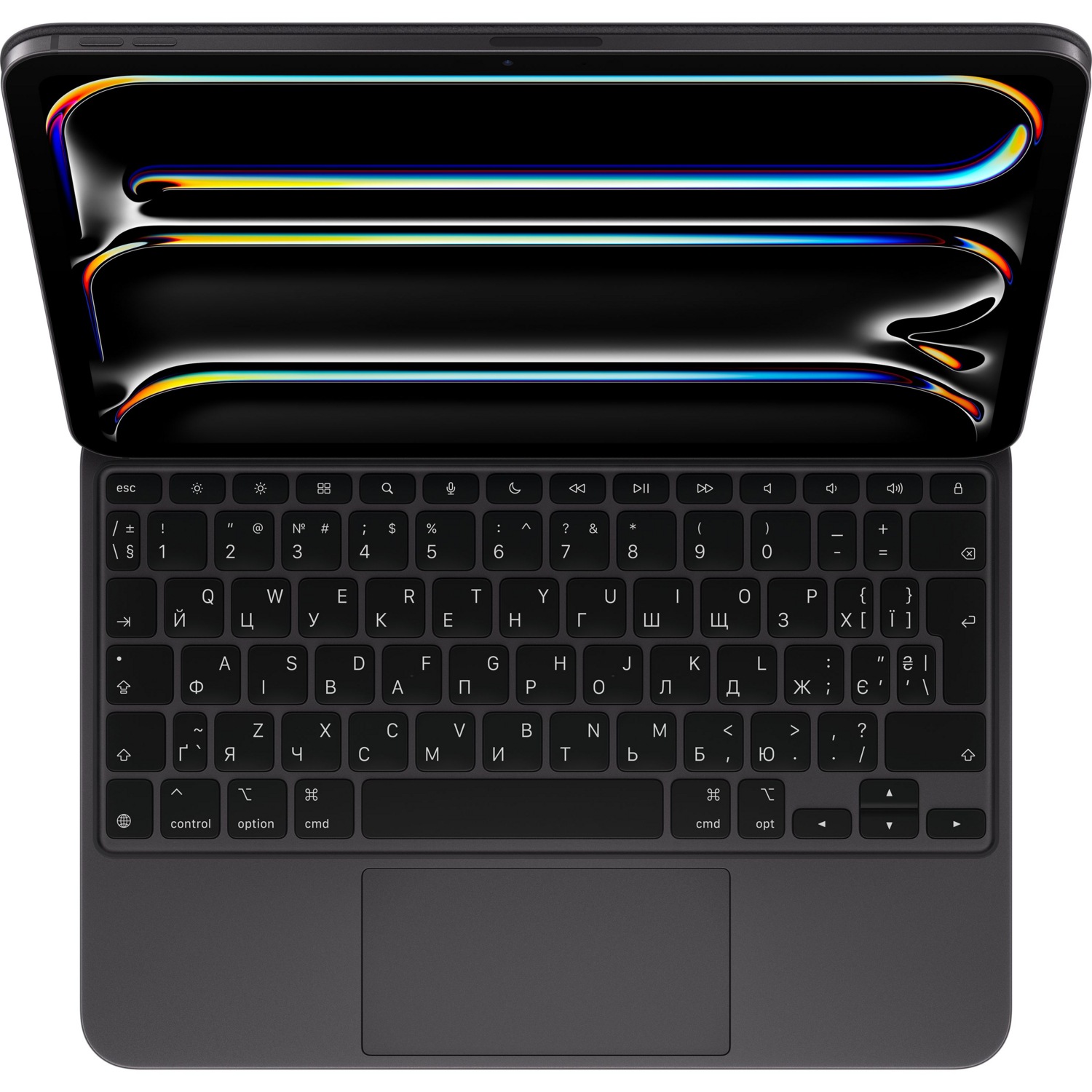 Чохол-клавіатура Apple Magic Keyboard для iPad Pro 11-inch (M4) Ukrainian, Black (MWR23UA/A)фото