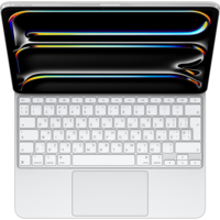 Чохол-клавіатура Apple Magic Keyboard для iPad Pro 13-inch (M4) Ukrainian, White (MWR43UA/A)